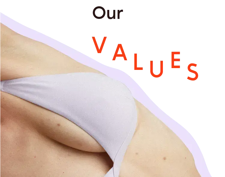 Woman in underwear bending over